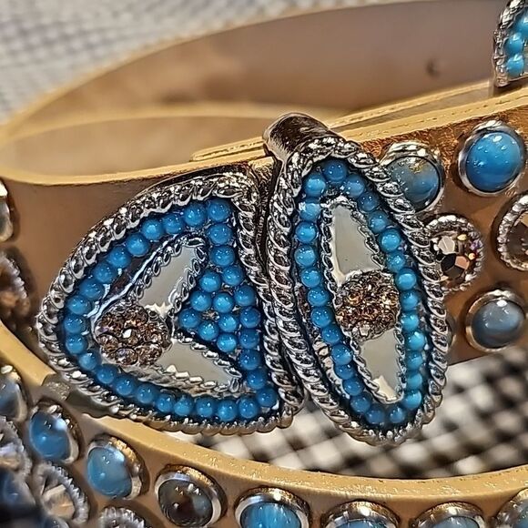 Leatherrock ladies western belt size 32 - Picture 3 of 8